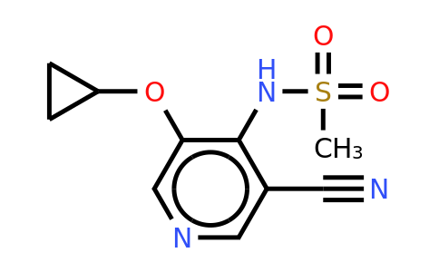 CAS 1243381-25-0 | N-(3-cyano-5-cyclopropoxypyridin-4-YL)methanesulfonamide