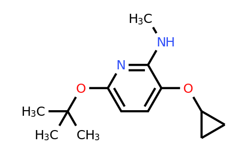 CAS 1243381-27-2 | 6-Tert-butoxy-3-cyclopropoxy-N-methylpyridin-2-amine