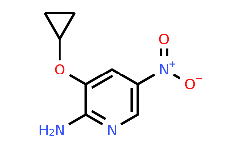 CAS 1243381-29-4 | 3-Cyclopropoxy-5-nitropyridin-2-amine