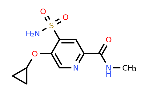 CAS 1243381-30-7 | 5-Cyclopropoxy-N-methyl-4-sulfamoylpicolinamide