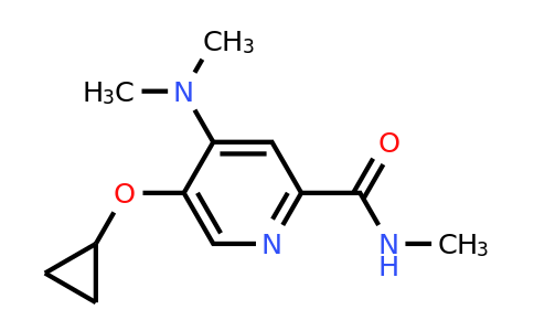 CAS 1243381-36-3 | 5-Cyclopropoxy-4-(dimethylamino)-N-methylpicolinamide