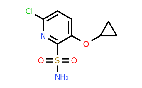 CAS 1243381-37-4 | 6-Chloro-3-cyclopropoxypyridine-2-sulfonamide