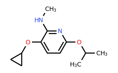 CAS 1243381-39-6 | 3-Cyclopropoxy-6-isopropoxy-N-methylpyridin-2-amine