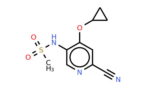 CAS 1243381-40-9 | N-(6-cyano-4-cyclopropoxypyridin-3-YL)methanesulfonamide