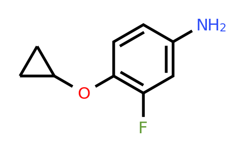 CAS 1243381-41-0 | 4-Cyclopropoxy-3-fluoroaniline
