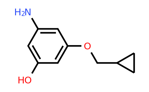 CAS 1243381-45-4 | 3-Amino-5-(cyclopropylmethoxy)phenol