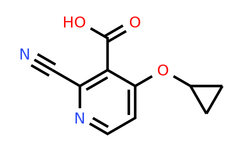 CAS 1243381-48-7 | 2-Cyano-4-cyclopropoxynicotinic acid