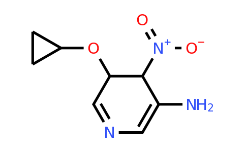 CAS 1243381-50-1 | 5-Cyclopropoxy-4-nitro-4,5-dihydropyridin-3-amine