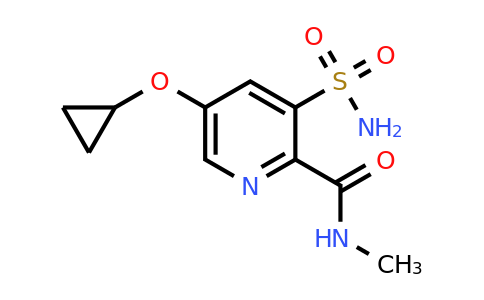CAS 1243381-51-2 | 5-Cyclopropoxy-N-methyl-3-sulfamoylpicolinamide