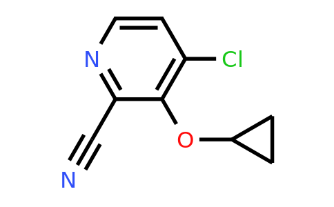 CAS 1243381-53-4 | 4-Chloro-3-cyclopropoxypicolinonitrile