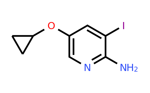 CAS 1243381-54-5 | 5-Cyclopropoxy-3-iodopyridin-2-amine