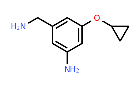 CAS 1243381-66-9 | 3-(Aminomethyl)-5-cyclopropoxyaniline