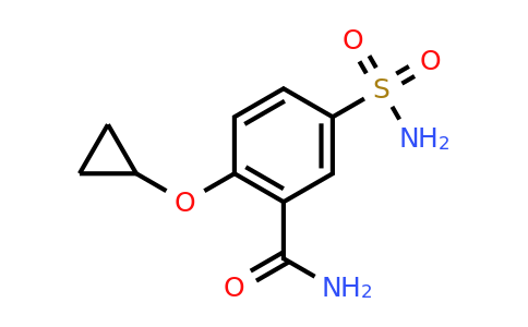 CAS 1243381-69-2 | 2-Cyclopropoxy-5-sulfamoylbenzamide