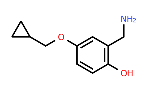 CAS 1243381-71-6 | 2-(Aminomethyl)-4-(cyclopropylmethoxy)phenol