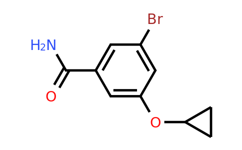 CAS 1243381-73-8 | 3-Bromo-5-cyclopropoxybenzamide