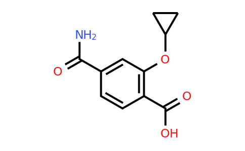 CAS 1243381-76-1 | 4-Carbamoyl-2-cyclopropoxybenzoic acid