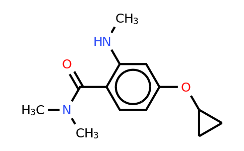 CAS 1243381-78-3 | 4-Cyclopropoxy-N,n-dimethyl-2-(methylamino)benzamide