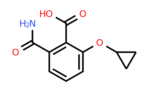 CAS 1243381-79-4 | 2-Carbamoyl-6-cyclopropoxybenzoic acid