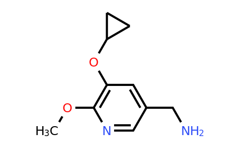 CAS 1243381-80-7 | (5-Cyclopropoxy-6-methoxypyridin-3-YL)methanamine
