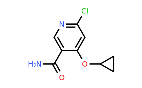 CAS 1243381-83-0 | 6-Chloro-4-cyclopropoxynicotinamide