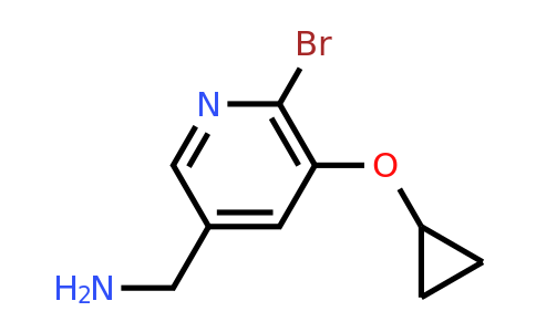 CAS 1243381-84-1 | (6-Bromo-5-cyclopropoxypyridin-3-YL)methanamine