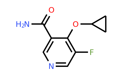 CAS 1243381-86-3 | 4-Cyclopropoxy-5-fluoronicotinamide