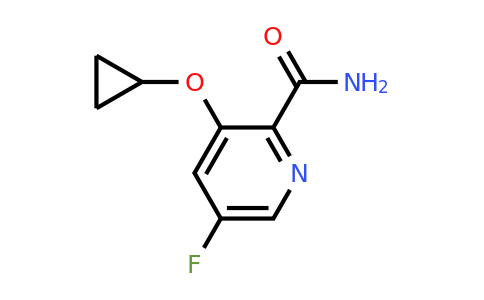 CAS 1243381-94-3 | 3-Cyclopropoxy-5-fluoropicolinamide