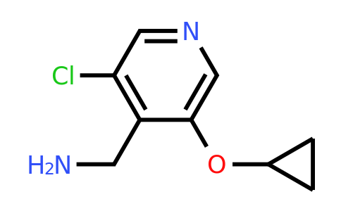CAS 1243381-97-6 | (3-Chloro-5-cyclopropoxypyridin-4-YL)methanamine