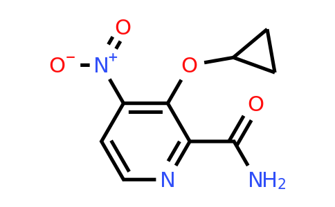 CAS 1243381-98-7 | 3-Cyclopropoxy-4-nitropicolinamide