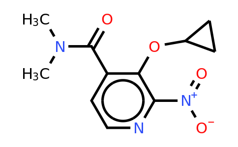 CAS 1243381-99-8 | 3-Cyclopropoxy-N,n-dimethyl-2-nitroisonicotinamide