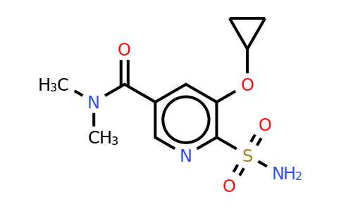CAS 1243382-04-8 | 5-Cyclopropoxy-N,n-dimethyl-6-sulfamoylnicotinamide