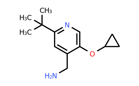 CAS 1243382-05-9 | (2-Tert-butyl-5-cyclopropoxypyridin-4-YL)methanamine