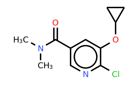 CAS 1243382-07-1 | 6-Chloro-5-cyclopropoxy-N,n-dimethylnicotinamide