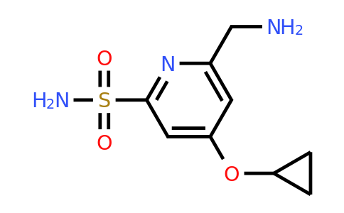CAS 1243382-09-3 | 6-(Aminomethyl)-4-cyclopropoxypyridine-2-sulfonamide