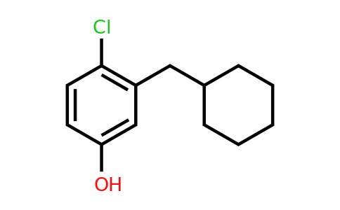 CAS 1243382-14-0 | 4-Chloro-3-(cyclohexylmethyl)phenol