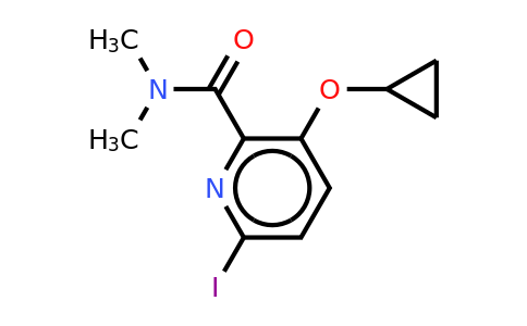 CAS 1243382-16-2 | 3-Cyclopropoxy-6-iodo-N,n-dimethylpicolinamide