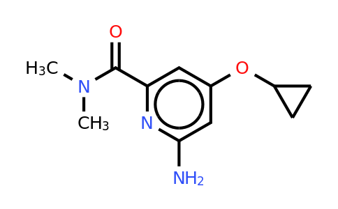 CAS 1243382-19-5 | 6-Amino-4-cyclopropoxy-N,n-dimethylpicolinamide