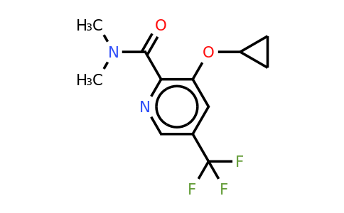 CAS 1243382-23-1 | 3-Cyclopropoxy-N,n-dimethyl-5-(trifluoromethyl)picolinamide