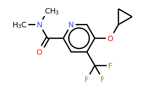 CAS 1243382-24-2 | 5-Cyclopropoxy-N,n-dimethyl-4-(trifluoromethyl)picolinamide