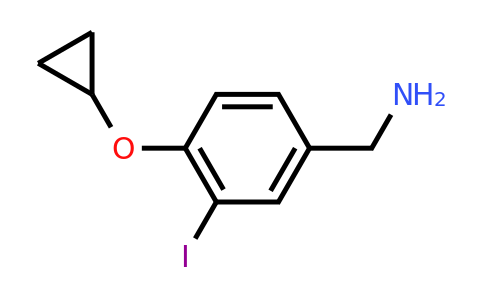 CAS 1243382-25-3 | (4-Cyclopropoxy-3-iodophenyl)methanamine