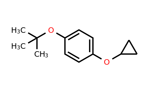 CAS 1243382-33-3 | 1-(Tert-butoxy)-4-cyclopropoxybenzene
