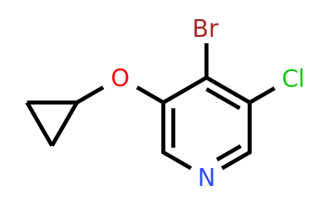CAS 1243382-35-5 | 4-Bromo-3-chloro-5-cyclopropoxypyridine
