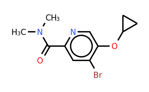 CAS 1243382-36-6 | 4-Bromo-5-cyclopropoxy-N,n-dimethylpicolinamide