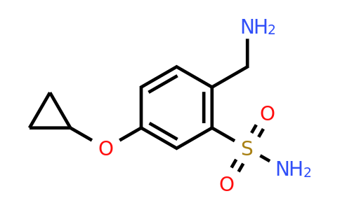 CAS 1243382-39-9 | 2-(Aminomethyl)-5-cyclopropoxybenzenesulfonamide