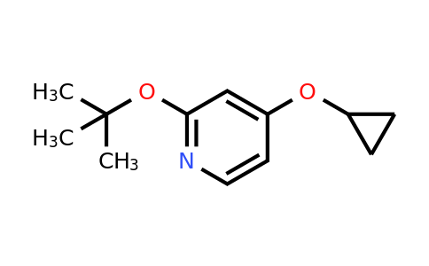 CAS 1243382-40-2 | 2-Tert-butoxy-4-cyclopropoxypyridine