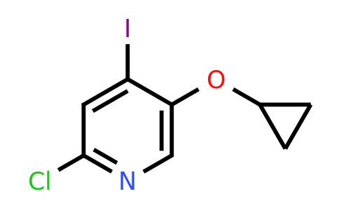 CAS 1243382-43-5 | 2-Chloro-5-cyclopropoxy-4-iodopyridine