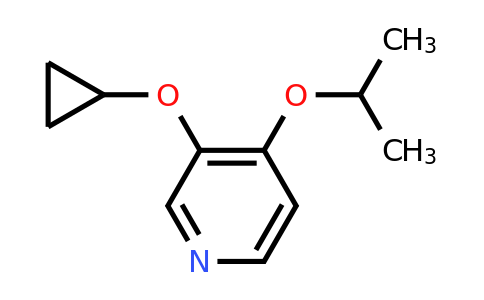 CAS 1243382-44-6 | 3-Cyclopropoxy-4-(propan-2-yloxy)pyridine
