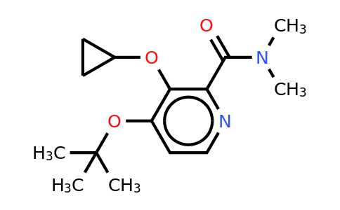CAS 1243382-49-1 | 4-Tert-butoxy-3-cyclopropoxy-N,n-dimethylpicolinamide