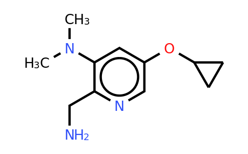 CAS 1243382-57-1 | 2-(Aminomethyl)-5-cyclopropoxy-N,n-dimethylpyridin-3-amine
