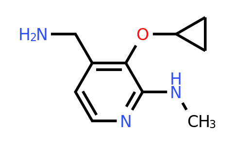 CAS 1243382-59-3 | 4-(Aminomethyl)-3-cyclopropoxy-N-methylpyridin-2-amine